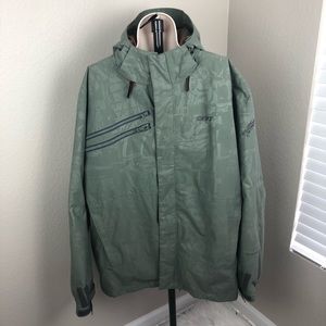 Columbia convert XL snowboard jacket fleece lined